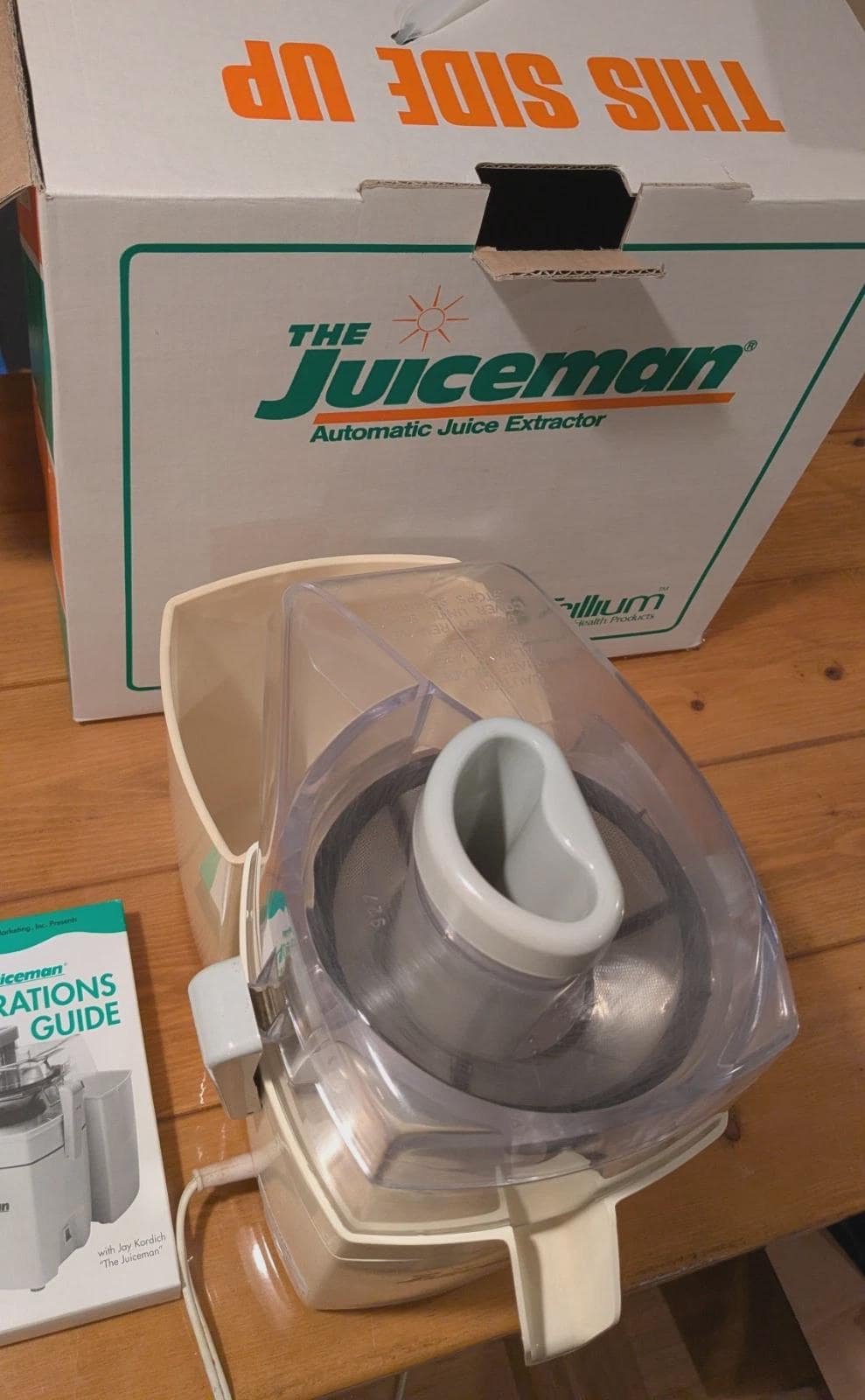 JUICEMAN Automatic Juice Extractor - ORIGINAL (Trillium) - Works - OEM box, manual, video