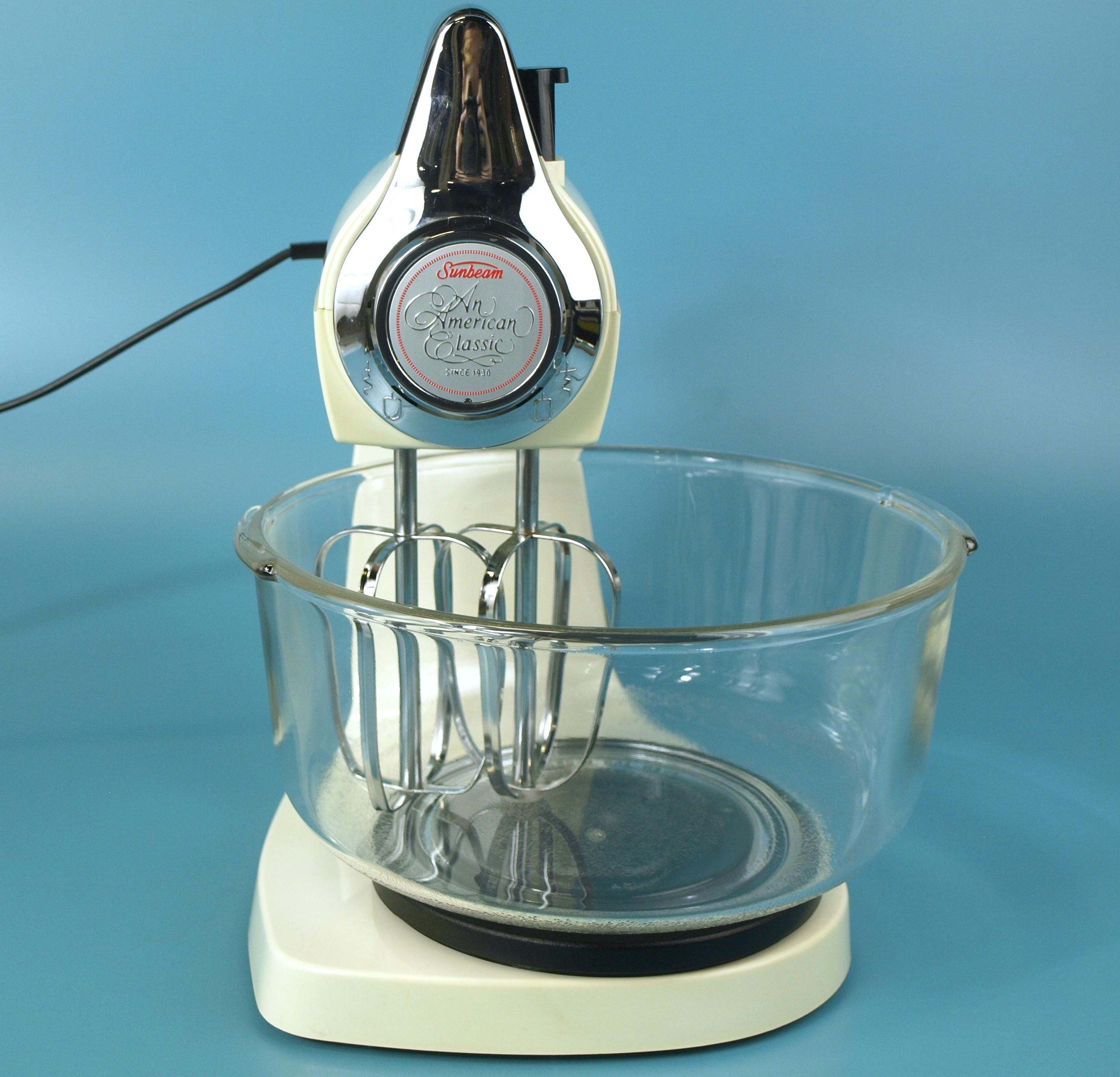 Vintage Retro Mixmaster Electric Stand & Hand Mixer by Sunbeam Model No. 2360 circa 1990