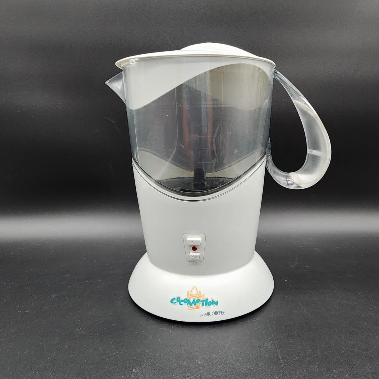 Mr Coffee Cocomotion HC4 White Hot Cocoa Maker Electric Milk Frother Mixer Retro