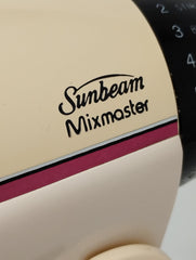 Vintage Sunbeam Mixmaster 12-Speed Stand Mixer Chrome Kitchen Appliance