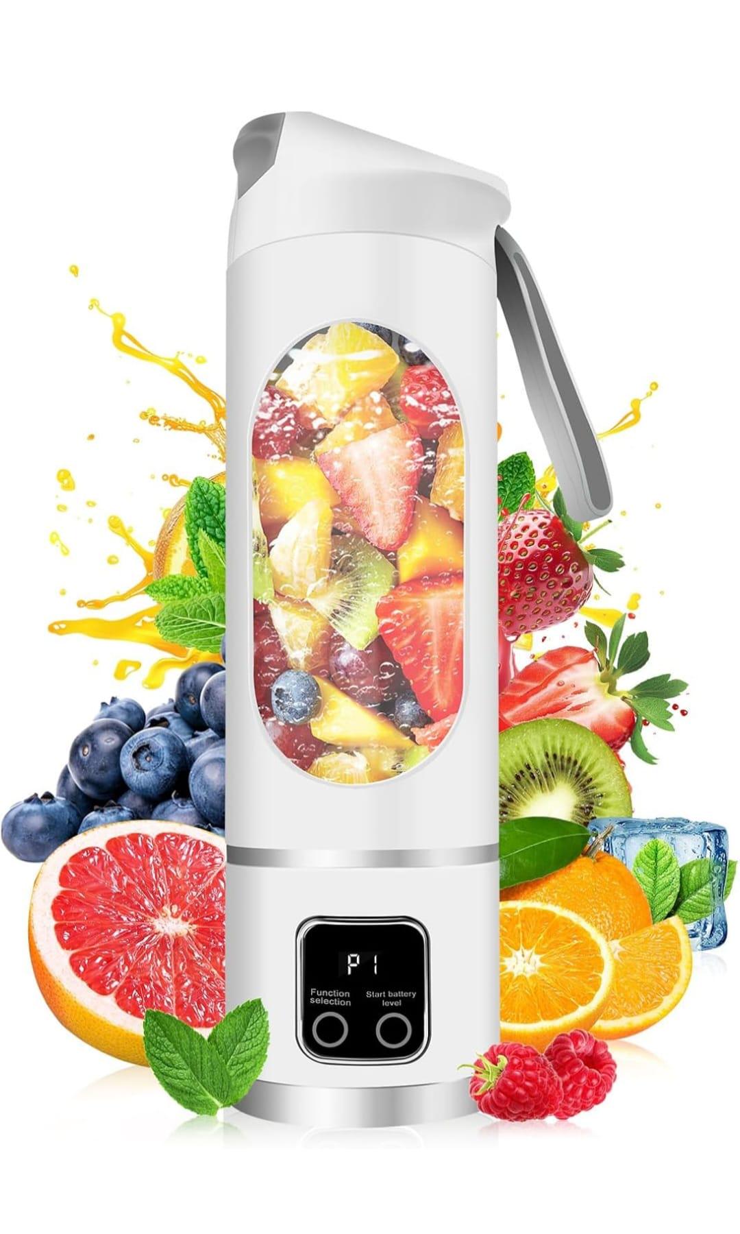 Portable USB Rechargeable Blender Bottle | Personal Smoothie Maker for Shakes & Juices